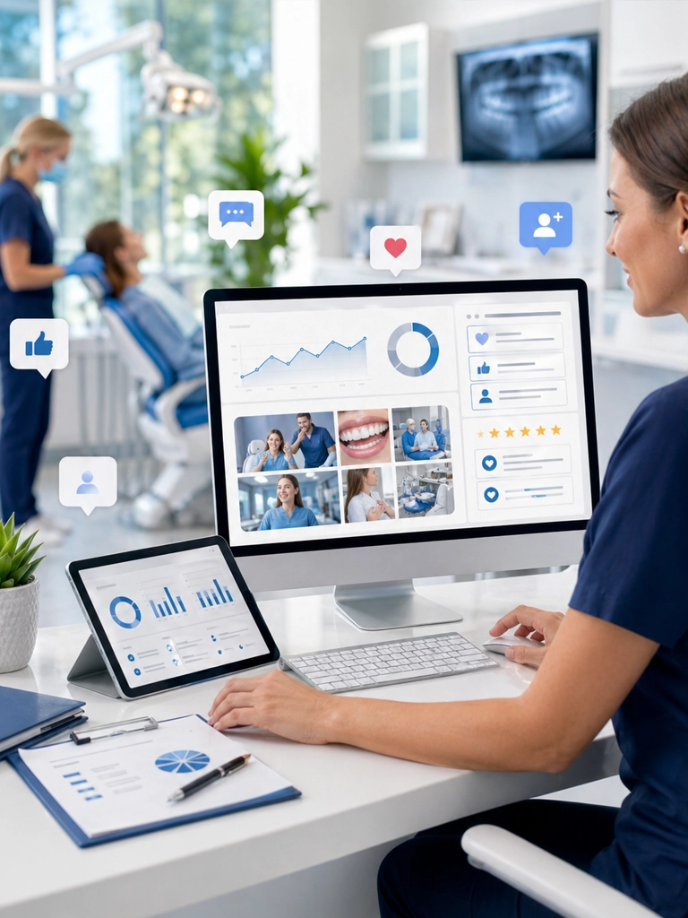 Dental social media content calendar and campaign planning