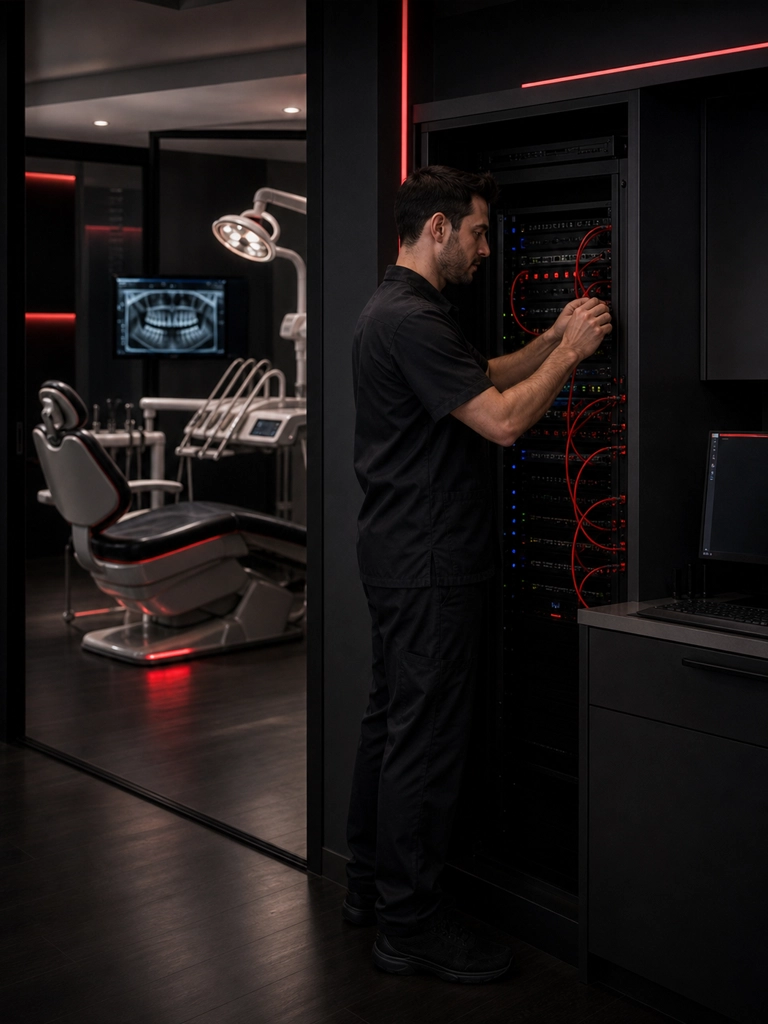 Cybersecurity and monitoring for a dental office in Miami