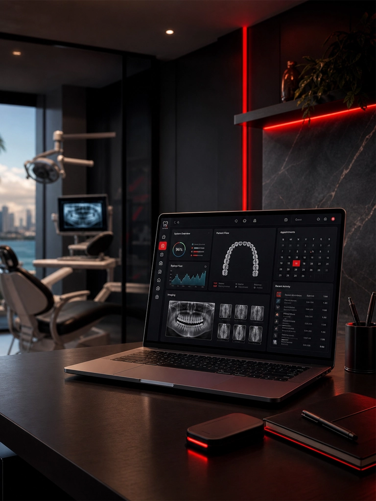 Dental IT services dashboard for a Miami dental practice