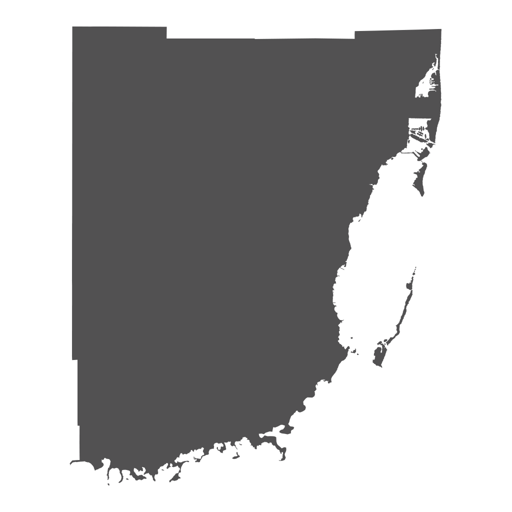 Miami-Dade County silhouette
