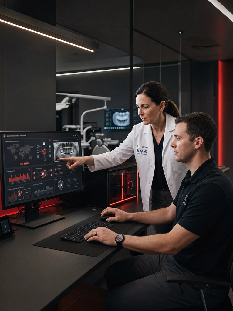 Cybersecurity and monitoring for a dental office in Miami