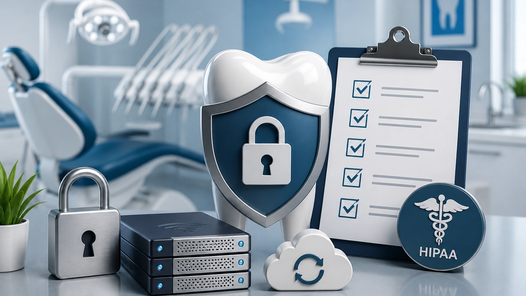 Dental cybersecurity and HIPAA checklist for dental practices