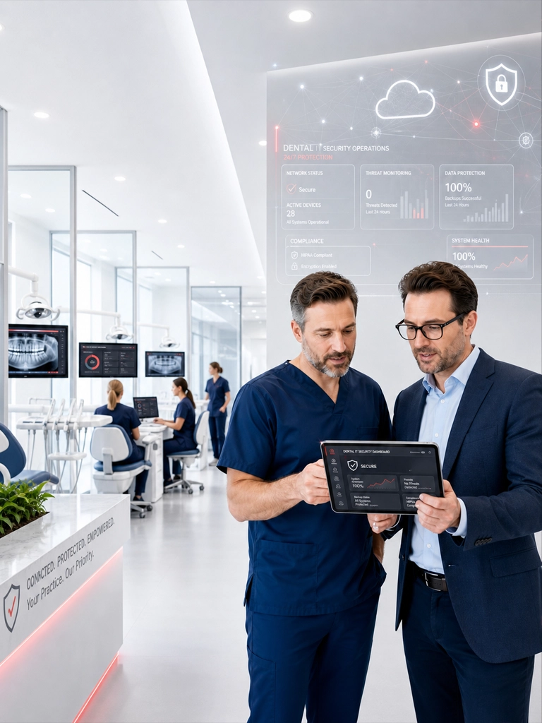 Multi-location dental practice IT growth support