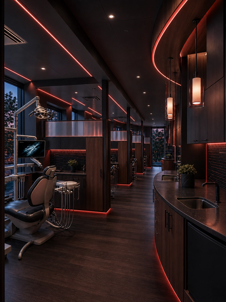 Dental practice renovation with structured cabling and operatory planning