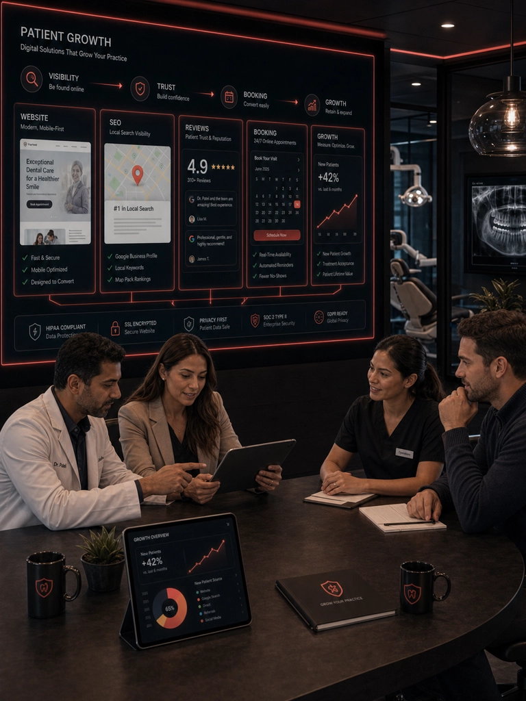Cybersecurity and monitoring for a dental office in Miami