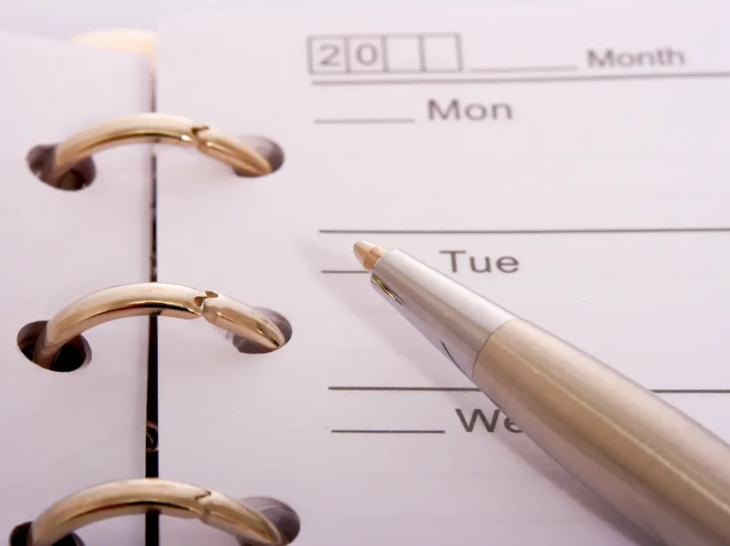 organizing a schedule for dental clinic